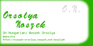 orsolya noszek business card